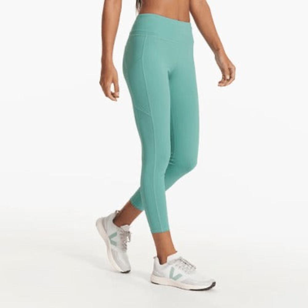 Vuori Women’s Stride Leggings Color Basil Size Small 7/8 Length